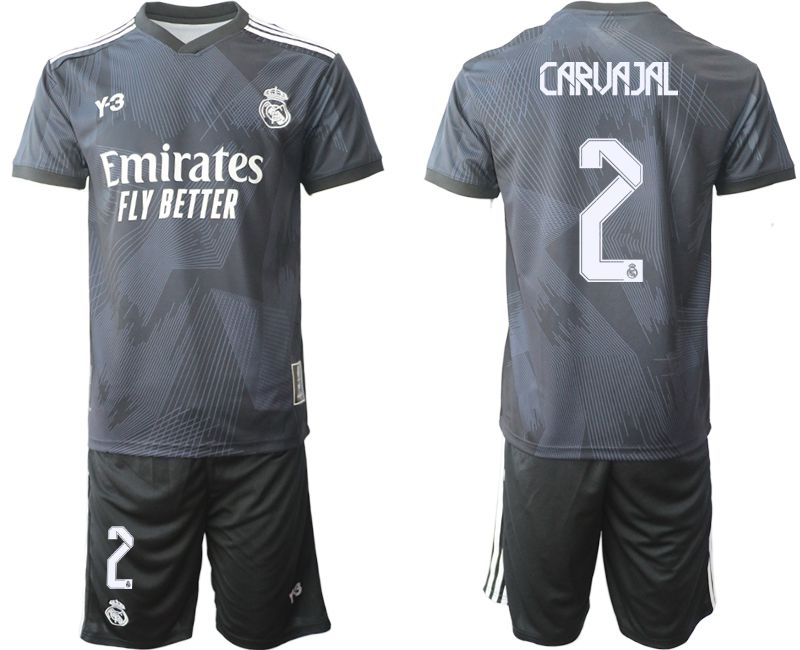 Men 2022-2023 Club Real Madrid Cuarta Camiseta Y3 de black #2 Soccer Jersey